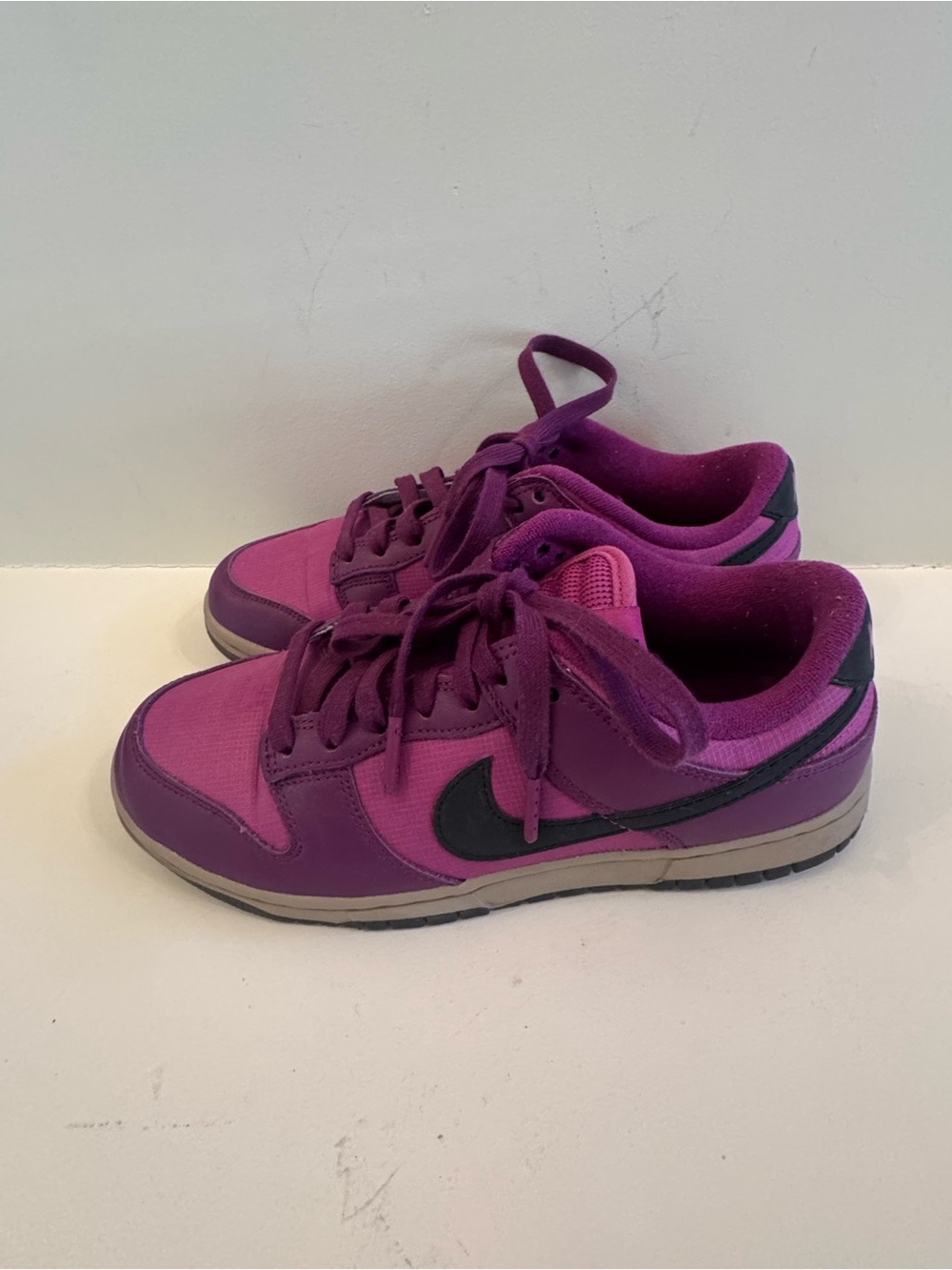 Nike Dunk Low Viotech Hot Fuchsia Purple Pink Sneakers Women’s 8 FZ2552-500